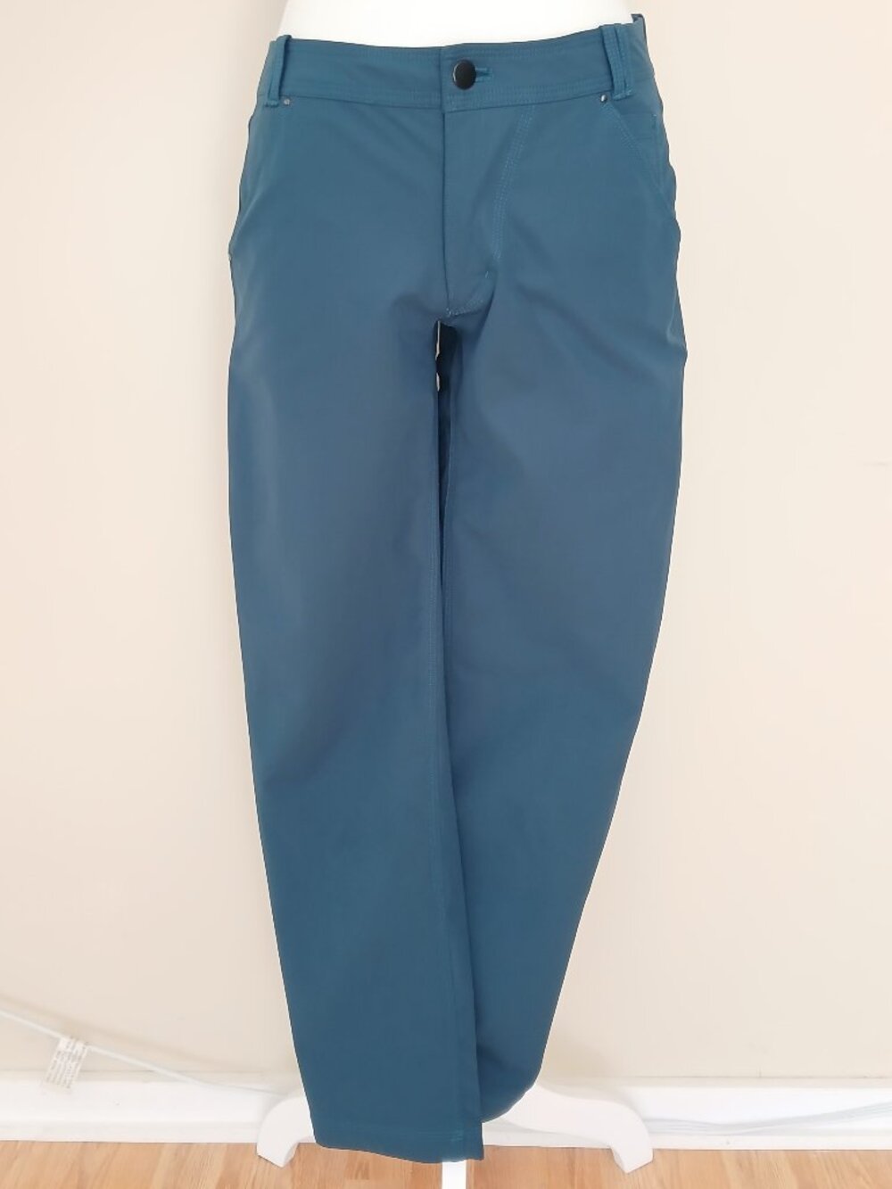 Lululemon Zip Up Pant Teal Size 8 - Picture 1 of 7